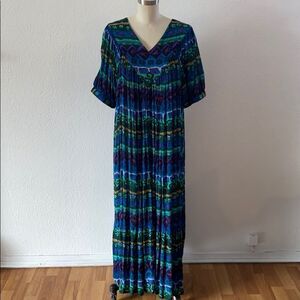 Vintage maxi boho festival hippie dress